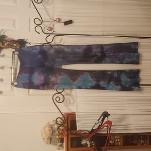 Charlotte Russe tye dye sheer pants